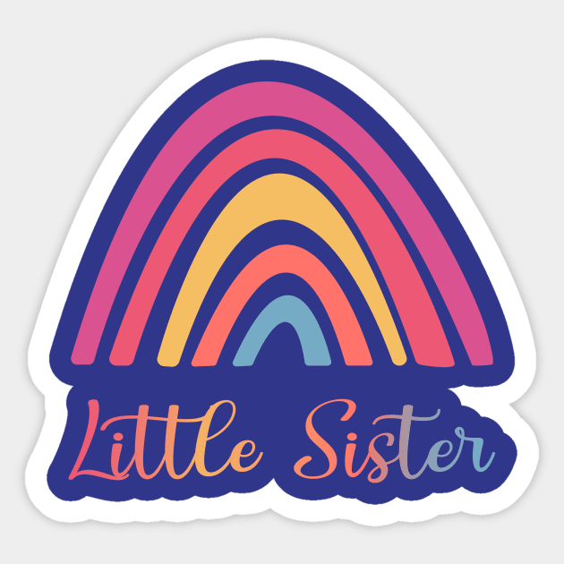 Little Sister (pinks) Sticker by NickiPostsStuff